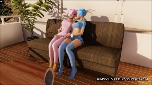Steaming Hot 3D Lesbian Babes In 3D Adult Multiplayer Game!