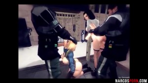 Raw 3d hard sex for video game heroes