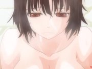 Charming Hentai babe gets her sweet face cum drenched