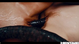 Hot redhead and sexy asian for fucked and creampied by monsters