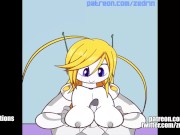 Gif Compilation - Monster Girls, Robot Girls, Breast Expansion (animations by Zedrin)