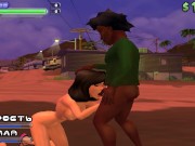 Aborigines fuck local girls. Orgy in the village! | BoneTown, Sex Games